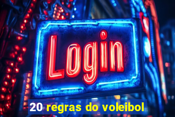 20 regras do voleibol